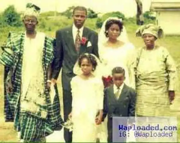 Throwback photos of Ogun state governor, Ibikunle Amosun and his family